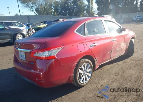 2014 Nissan Sentra Sv z USA, uszkodzony, nr VIN 3N1AB7AP4EY313703